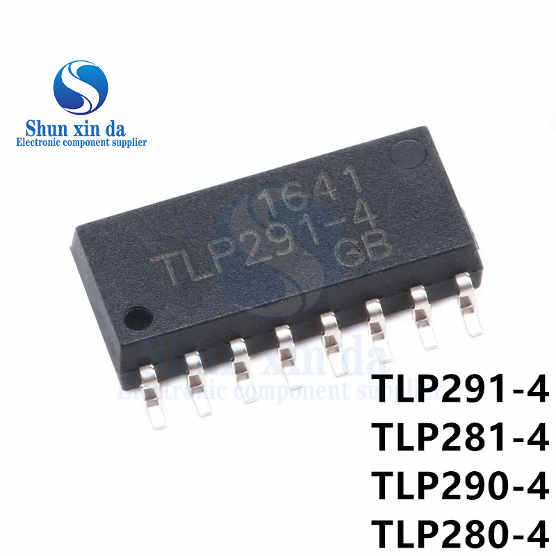 5PCS TLP290 TLP290-4 SOP-4 SOP-16 P290 TLP290-4 (GB-TP,E (T TLP290GB SMD Photocouplers GaAs อินฟราเร
