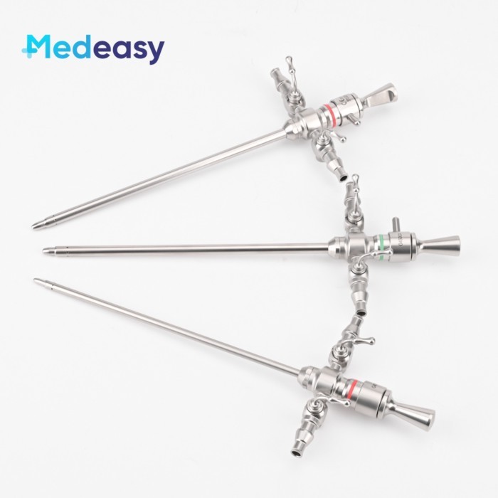 Rigid Arthroscope Two-stopcock Rotatable Sheath and Blunt Obturator for 2.7mm 4mm Arthroscopy Endos