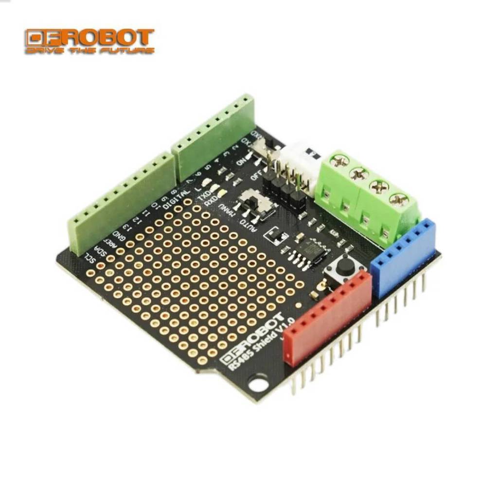 DFRobot UART/Serial protocol to RS485 Shield Integrated Standard/Mini RS485 Port/Interface/Pins สําห