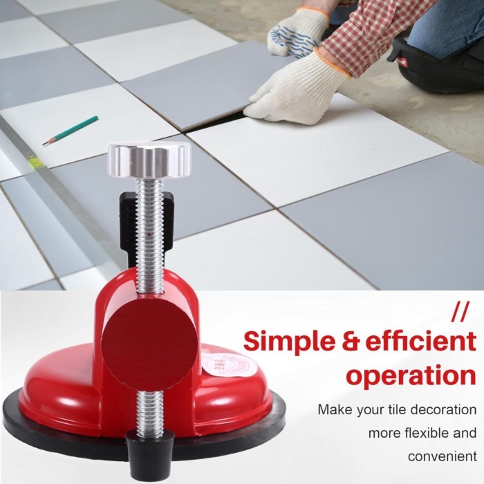 Tile Leveling Suction Cup Adjustable Strong Suction Tile Installation Tools Rock Slab Patchwork Lif