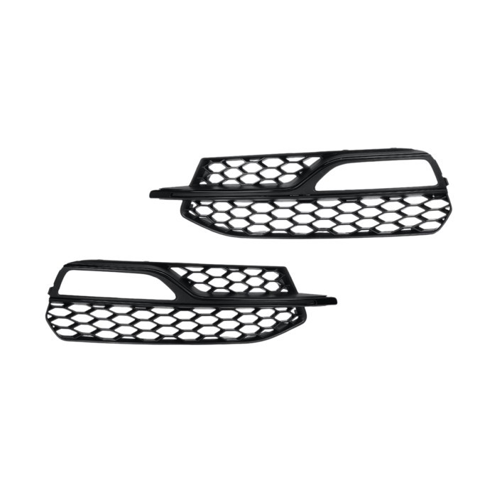 8V3807681 8V3807682 Bumper Fog Light Grille Fog Light Frame Mesh Lower Mesh Car for 13-16 Year Old