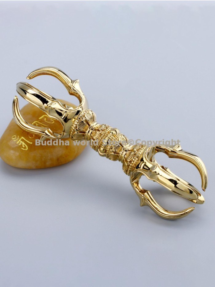 Wholesale Buddhist supplies Buddhist dhyana artifacts High grade copper Exorcism Power Vajra family