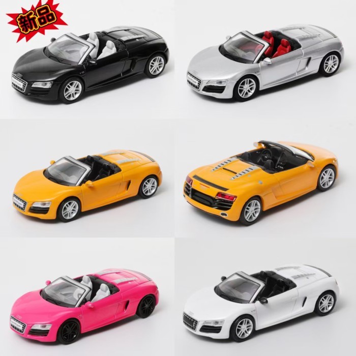 SHADOW 1: 64 Audi R8 V10 Spyder Convertible Alloy รถจําลองรุ่น Out of Print รุ่น Limited Edition รุ่