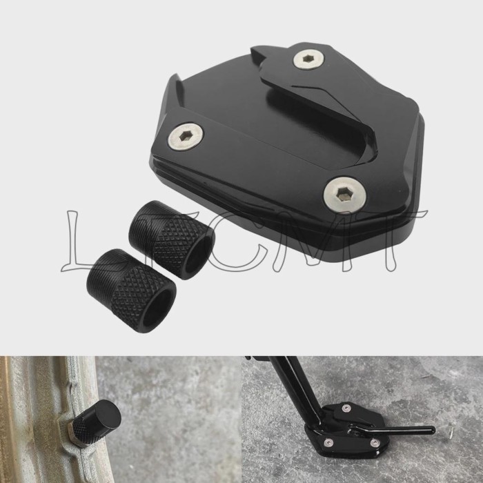 Fit for YAMAHA FZ-25 FZ25 FZ 25 2017-2024+ Motorcycle CNC Kickstand Foot Side Stand Enlarger Pad Su
