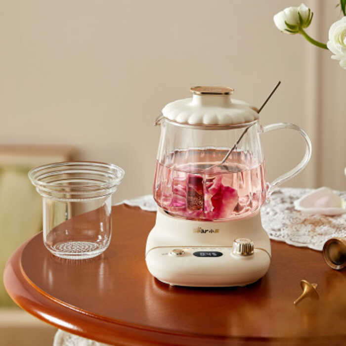 หมีน้อย YSH-E04L1 หม้อสุขภาพสํานักงานขนาดเล็กมินิถ้วยสุขภาพถ้วยสตูว์ไฟฟ้ามัลติฟังก์ชั่นมินิชา