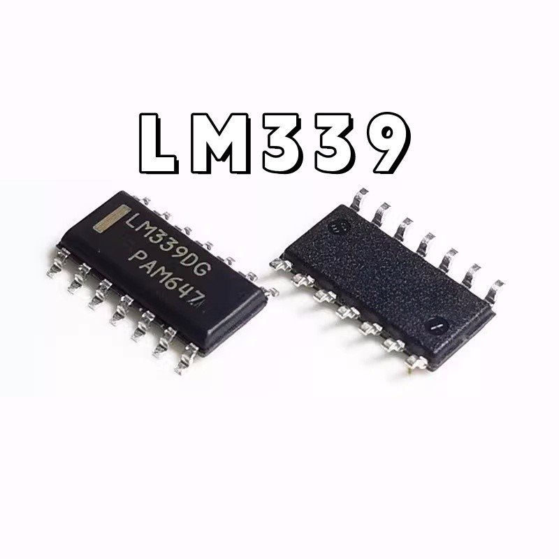 ยี่ห้อใหม่ LM339DG LM339 LM339DR2G Patch SOP14 แรงดันไฟฟ้าเปรียบเทียบ