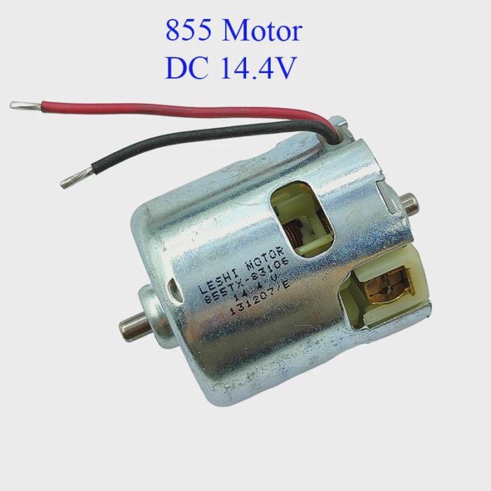 Small RS-855 Electric Motor DC Motor12V 14.4V 18V 26000RPM 48mm Ball Bearing High Speed DIY Tools R