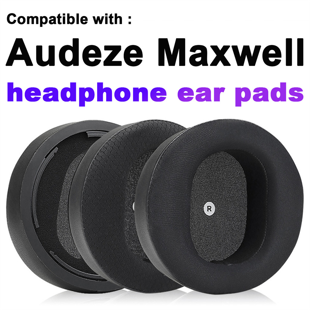 แผ่นรองหูฟังเบาะรองนั่งเข้ากันได้กับ Audeze Maxwell หูฟังเจลทําความเย็นแผ่นรองหูฟัง - ที่ปิดหูกันหนา