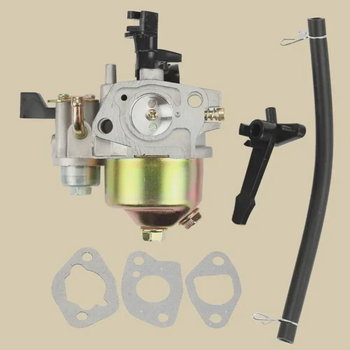 Carburetor for Harbor Freight Predator 212cc 6.5hp Engine, Part No. 60363 69730, with Insulator, Hi