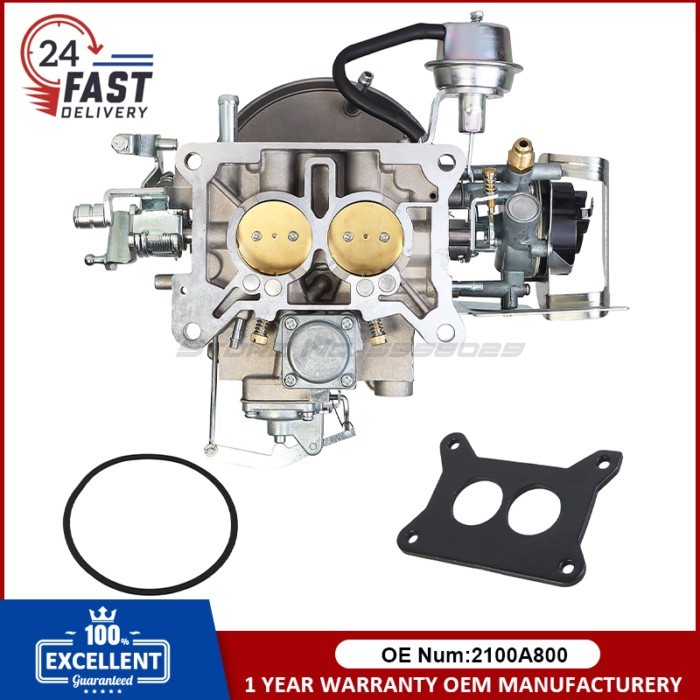2100A800 New 2-Barrel Electric Choke Carburetor for Ford F 150 250 350 289 302 351Cu Jeep 1968-1973