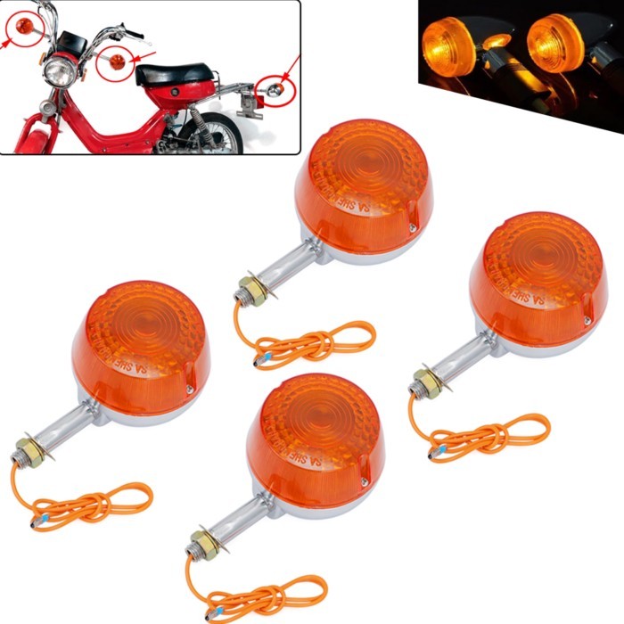 Motorcycle Turn Signal Light For Suzuki FA50 FA50X Shuttle Scooter RV90 RV125 1980-1991 Indicators