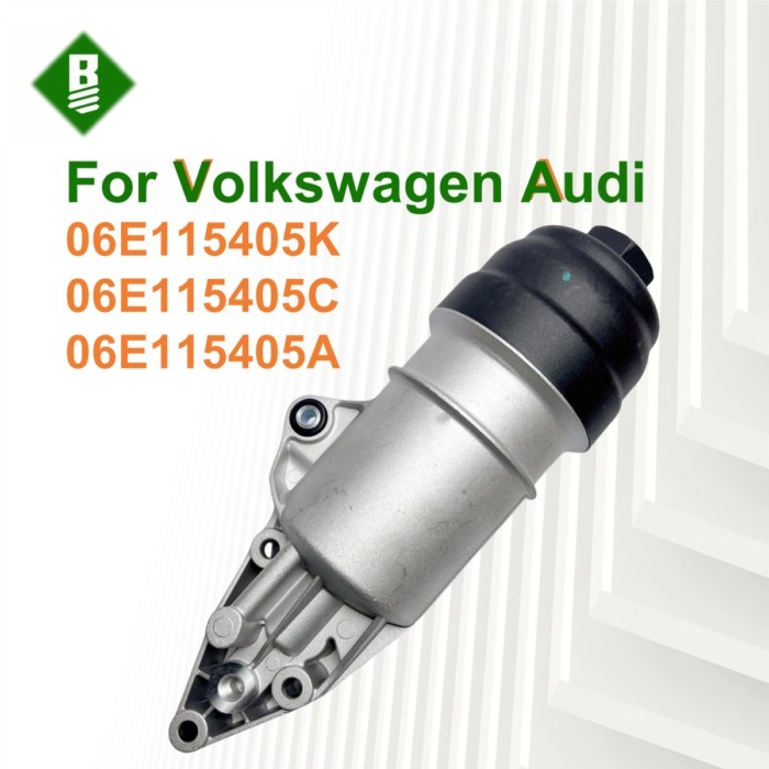 06E115405K 06E115405C 06E115405A Oil Filter Housing Including Filter for Touareg Q5 A4 A5 S5 A6 A7