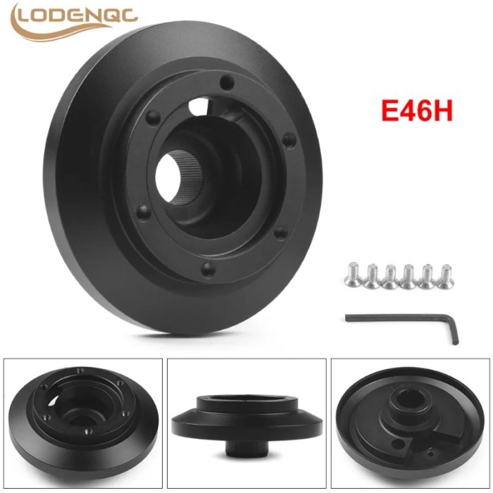 Aluminum E46H Steering Wheel Short Hub Adapter Quick Release Boss Kit for BMW Z4 Z4M E85 2001-2006