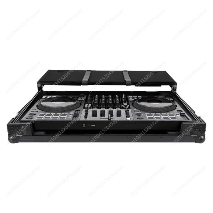For DDJ-FLX10 With Laptop Platform & Wheels Flight Case Black  Flight Case Window