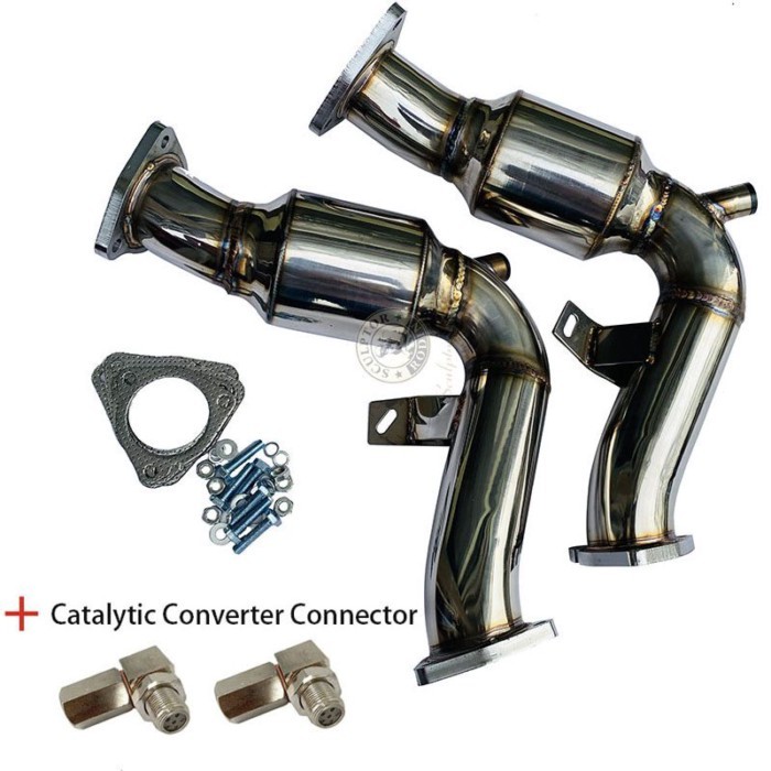 Turbo Catless Downpipe Exhaust For S4 S5 A7 A8 B8 Q5 SQ5 3.0 TFSI V6 . B8 S4 and S5 3.0T engines A4