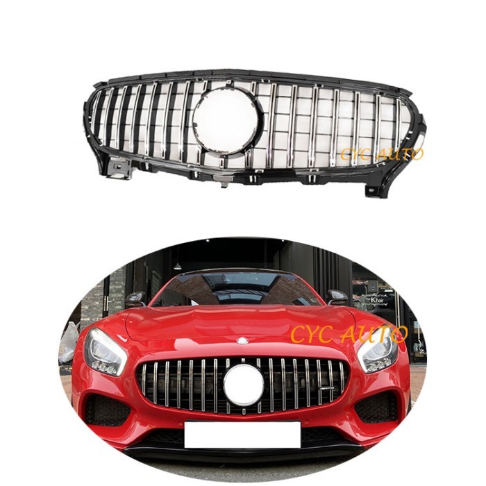 Auto parts AMG GT63 panamericana GT style front bumper grille for Mercedes Benz AMG CLASS GT 2015 2