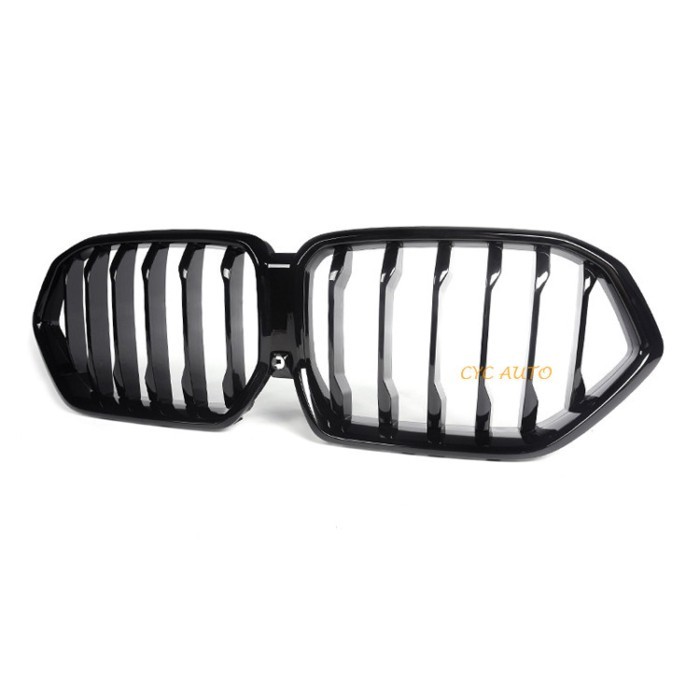 X6 Front Grille G06 upper Front Bumper Single Slat Gloss Black kidney For BMW G06 X6 body kit 2020