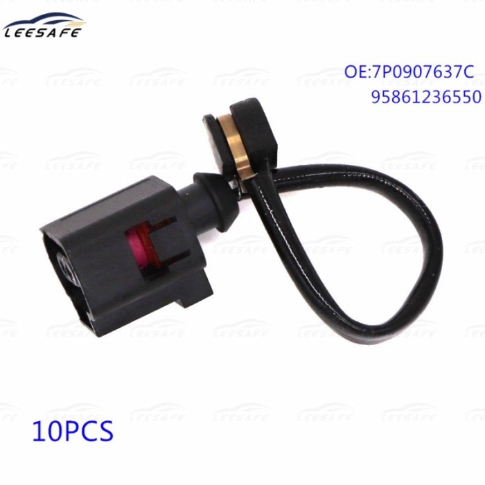 10pcs Rear Brake Pad Wear Sensor 7P0907637C 95861236550 for VW Touareg 7P5 7P6 PORSCHE Cayenne 92A