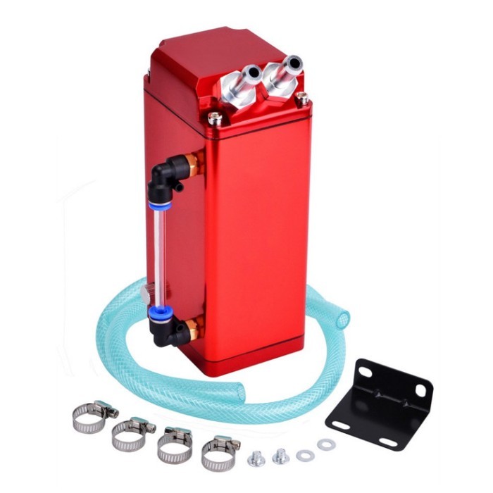 D1 Engine Fuel 0.75L Aluminum Square Oil Catch Tank