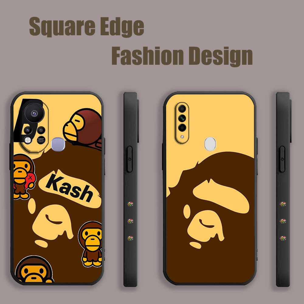 ปลอกสําหรับ OPPO A53 A76 Reno6z A95 Lite A96 A77 X5 Pro Reno 7 Reno 8 สุดยอด BAPE LOGO JGL70 เคสโทรศ