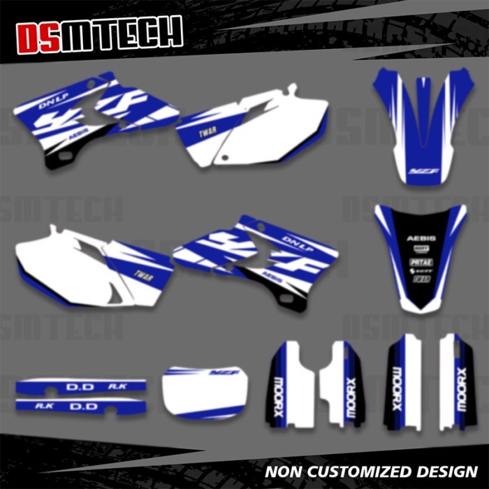 DSMTECH Graphics Backgrounds Decals Stickers Kits for Yamaha YZ250F YZ450F YZF250 YZF450 YZF 250 45