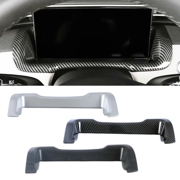 For Hyundai Tucson NX4 2021 2023 Car Interior Styling Dashboard Frame Cover Trim Carbon Decorate An