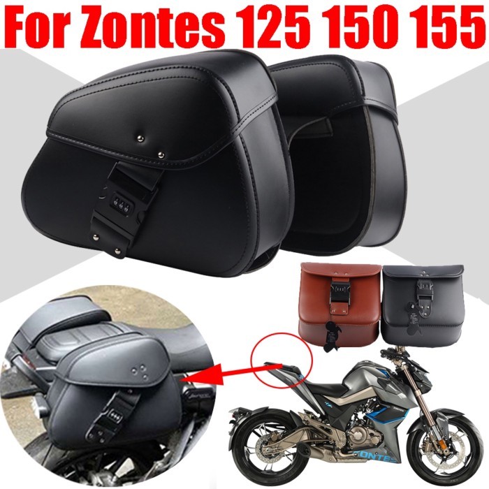 For Zontes U1 125 ZT125 U U2 G G1 125 G2 G125 U125 125U 150 U 155 U1 Saddle Bag Accessories Luggage