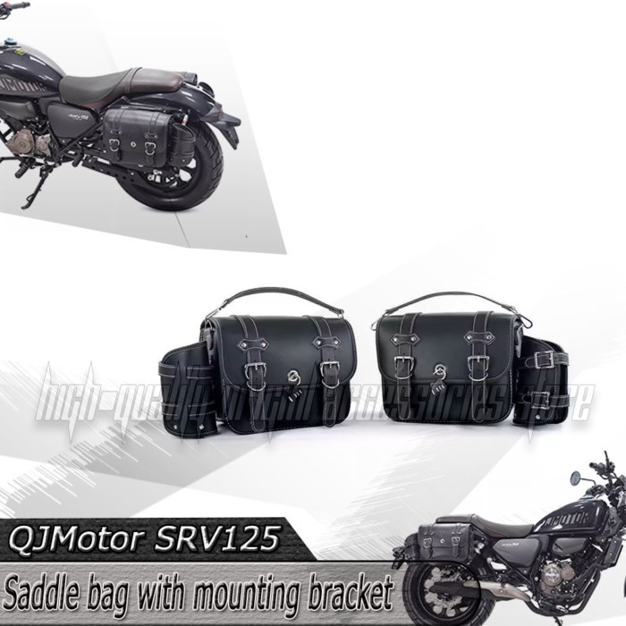 For QJMotor SRV125 125SRV SRV 125 Accessories Saddle Bag Side Bag Saddlebags Saddlebag Travel Place