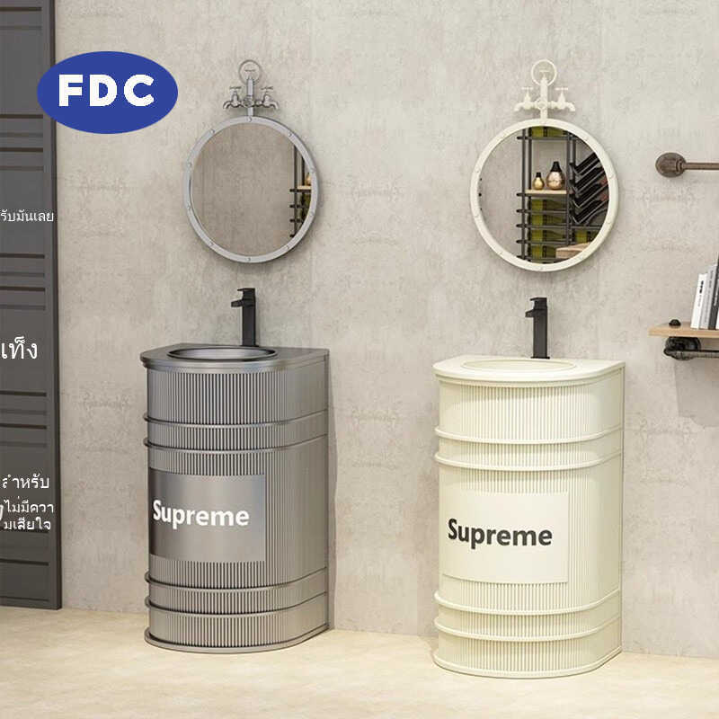 🔥 FDC อ่างล้างหน้าเหล็กสไตล์อุตสาหกรรมสร้างสรรค์ย้อนยุคคอลัมน์ห้องน้ำอ่างล้างหน้าระเบียงอ่างล้างหน้า