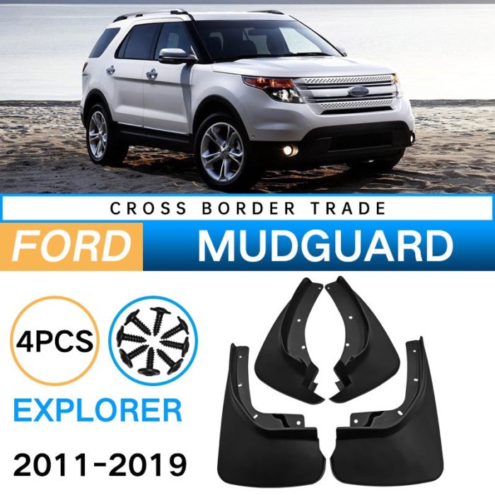 MudFlaps For Ford Explorer 2011-2023 U502 U625 Mud Flaps Splash Guard Mudguards Front Rear Fender A