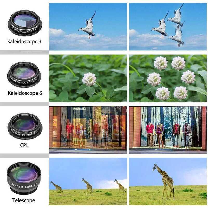 ▥ Mobile Phone Special Effects Fisheye Wide-Angle Macro Extended Distance Starlight Fun Filter