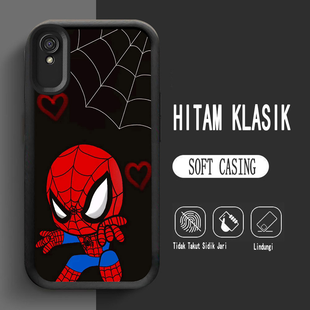 Y-2 เคสซิลิโคน Spider-Man สําหรับ Xiaomi POCO M4 M3 Redmi หมายเหตุ 7 9A 9T Pro กรณี