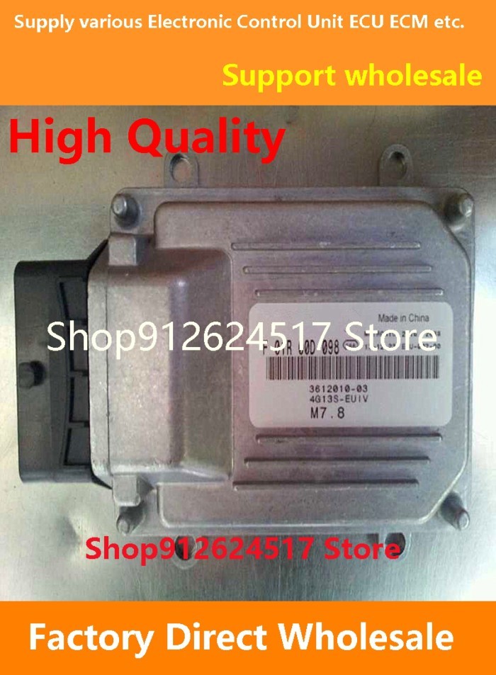 ECU F01R00D098 F01RB0D098 3612010-03Y 4G13 Computer Board Electronic Control Unit M7 Compatible For