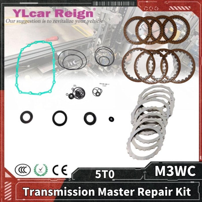 M3WC 5T0 GK5 CVT Automatic Transmission Gearbox Master Rebuild Overhaul Kit Gasket O-rings Clutch F