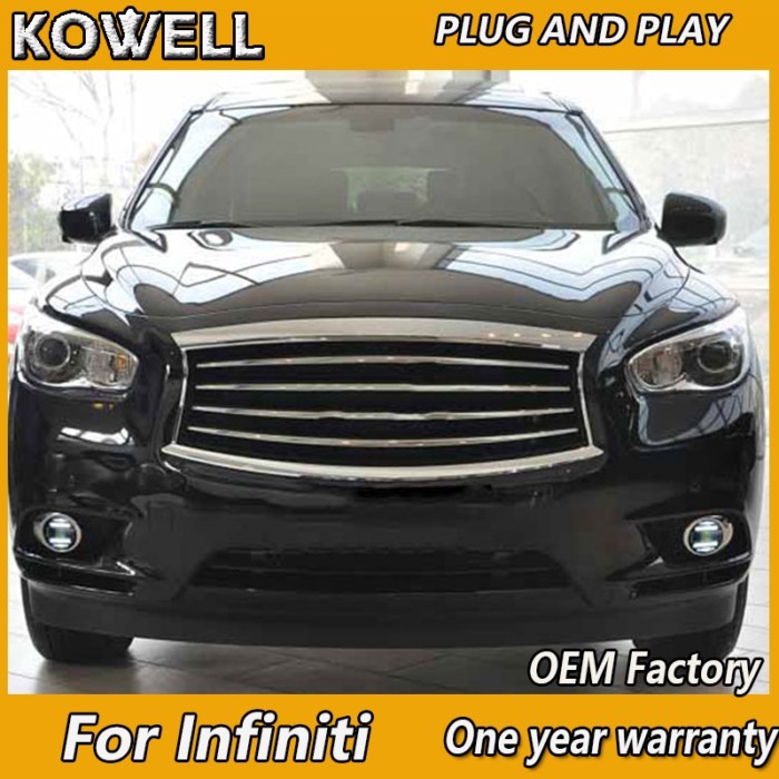 KOWELL Car Styling for Infiniti QX30 QX50 QX56 QX60 QX70 QX80 Fog Light Auto Angel Eye Fog Lamp DRL