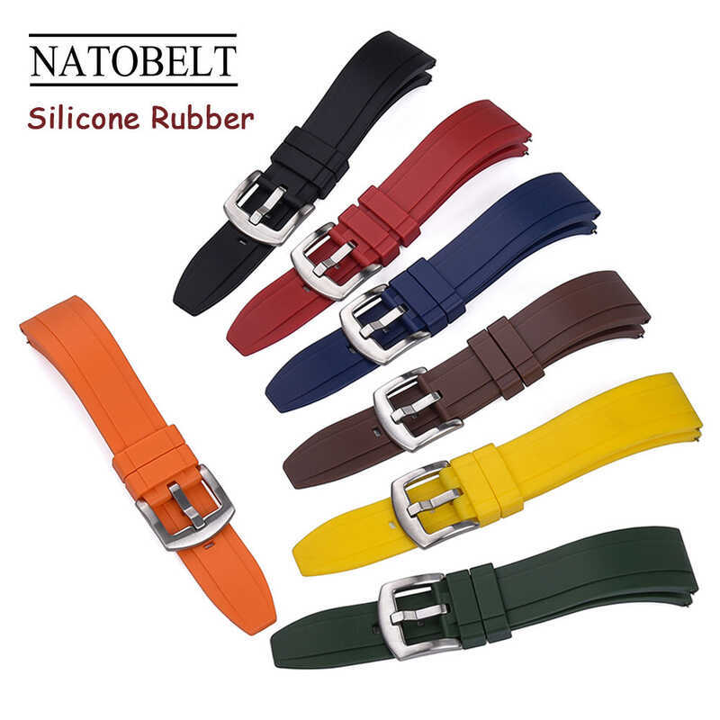 C Rubber Watches Strap 20Mm 22Mm 24Mm Quick Release Quick Release Pins Sport Rubber Watch Strap Wat