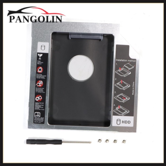 Universal 12.7mm Ssd Optical Hard 2nd Hdd Cd/Dvd-Rom Sata Caddy For Drive Automotive Electronic Acc