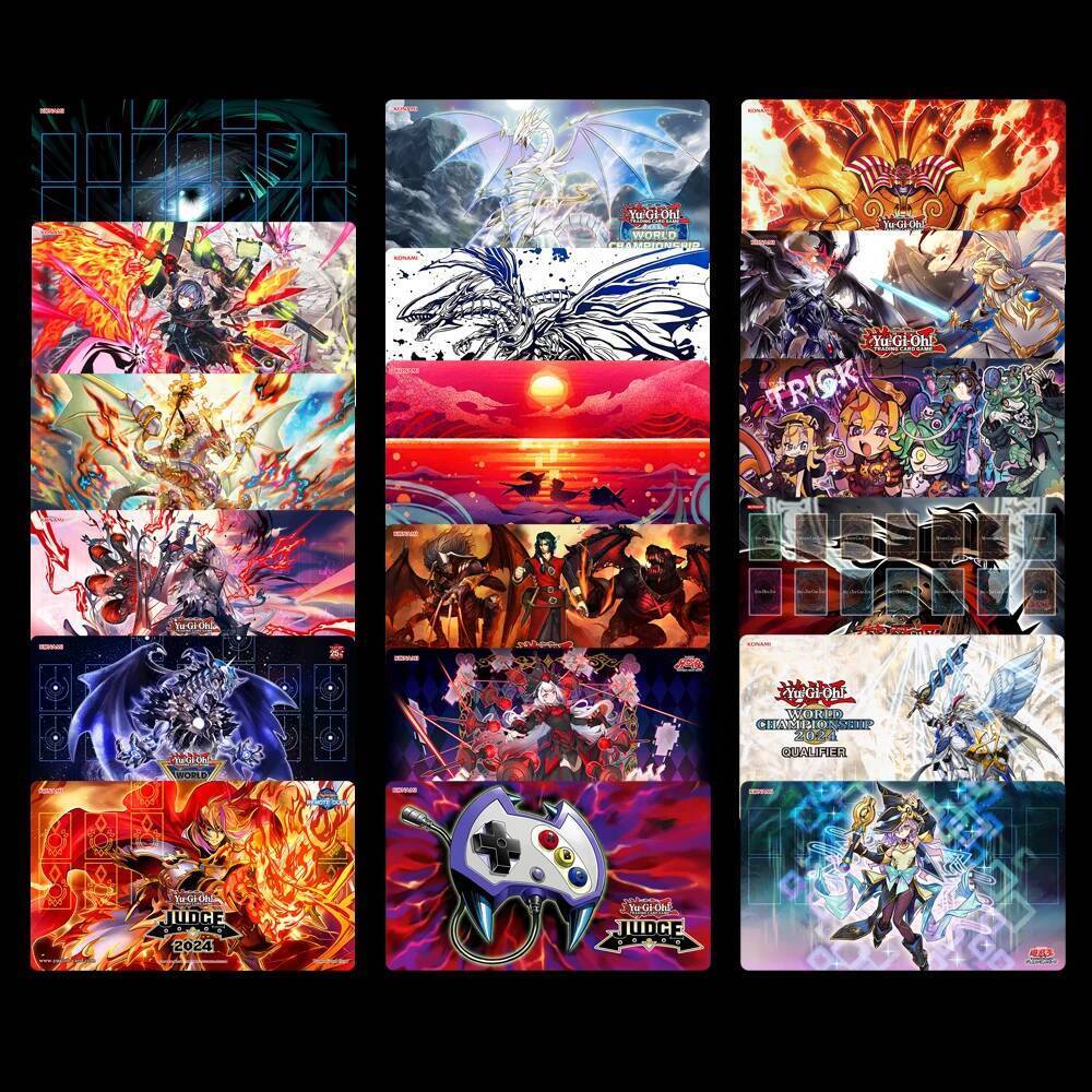 Yugioh Playmat CCG TCG Playmat Trading Card Game Mat Table Mat 600x350mm-03