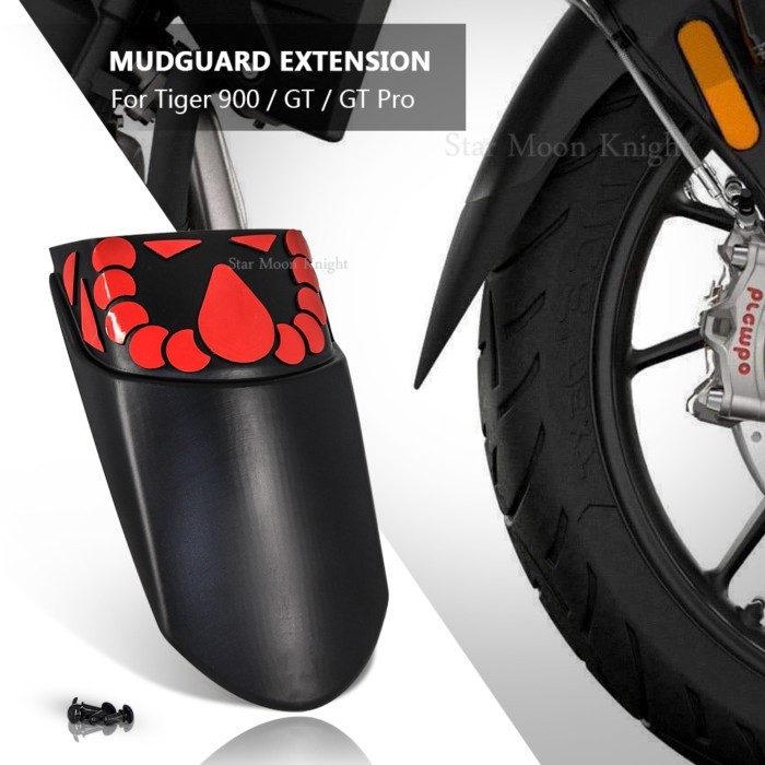 Motorcycle Front Fender Mudguard Extender Extension Refit For Tiger 900 GT For Tiger900 For TIGER 9