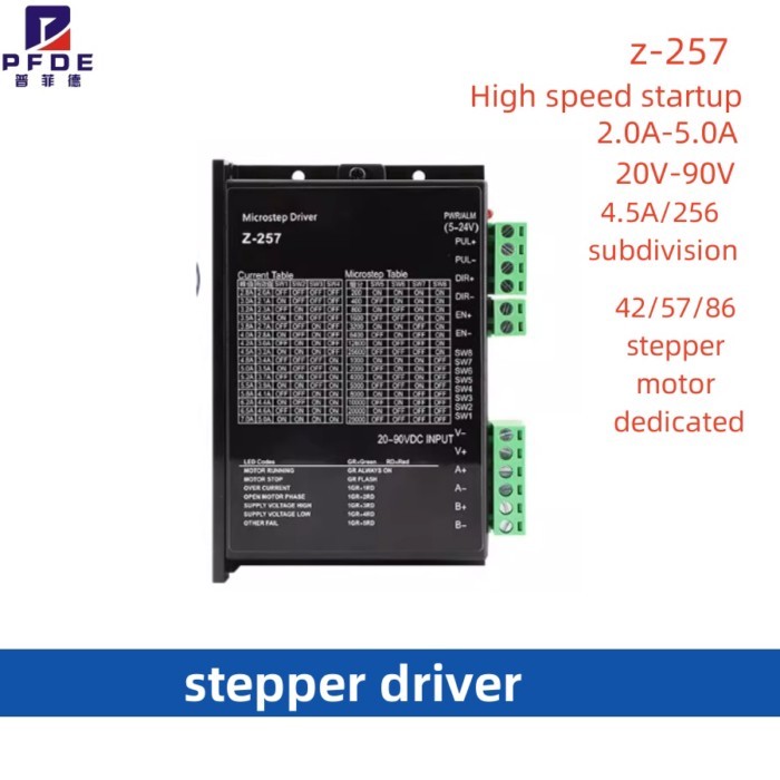 Microstep Driver Suit For Nema17 Nema23 Nema23  Nema34 Stepper motor DC20-90V For CNC