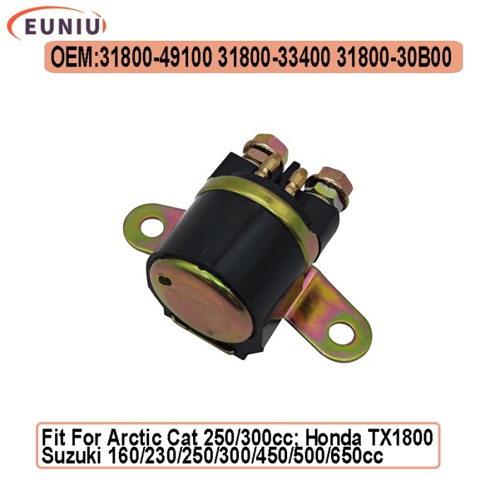 Starter Relay Solenoid For Honda VTX1800 Arctic Cat 250 300cc Suzuki 35850ZJ1-811 31800-49100 31800