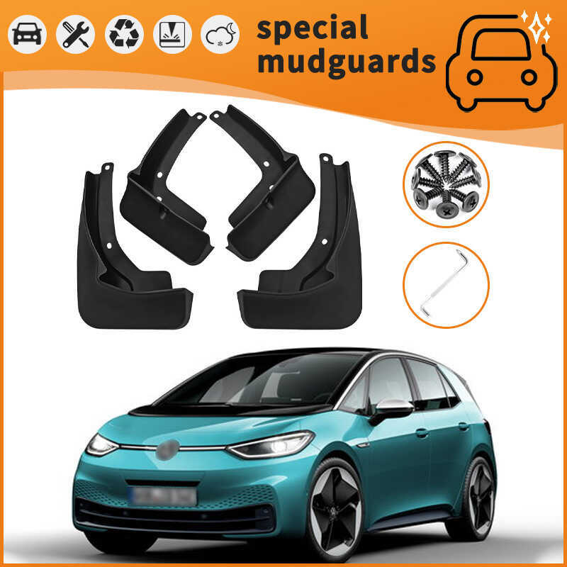 เหมาะสําหรับ 21-23 Volkswagen ID.3 ID.4 X6X CROZZ T-CROSS Mudguard Anti-Splash Mudguard