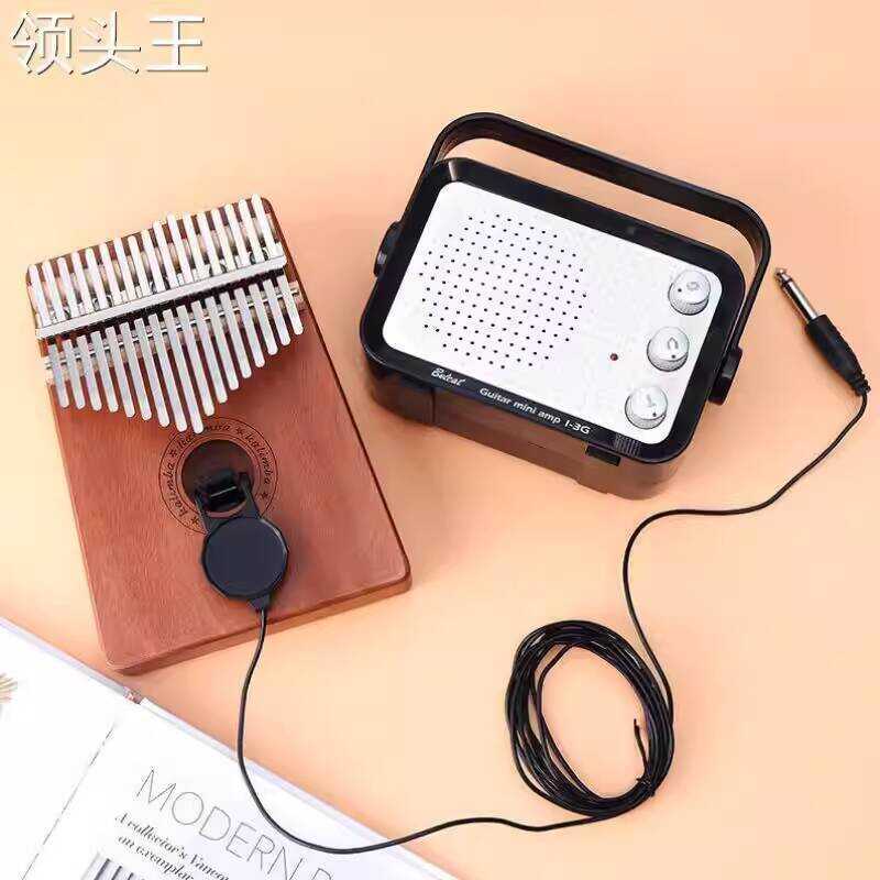 Kalimba Euro Thumb Ribba กรณีไฟฟ้า + เปียโนขนาดเล็ก Kalimi สไตล์กรณีเสียงเปียโน Pickup Thumb Kerry