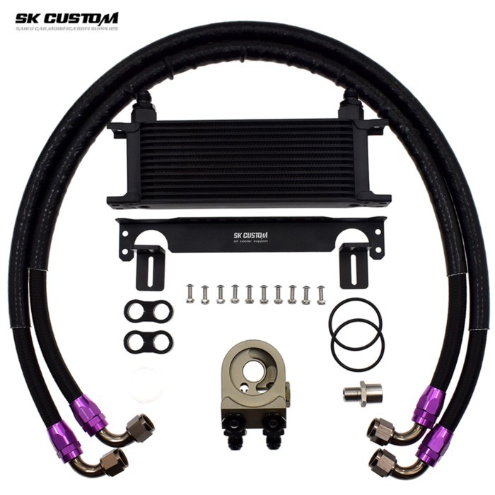 SK CUSTOM Honda Fit GD1 GD3 GE6 GE8 GK5 GR9 GS1 1.3L 1.5L Oil Cooling Kit Car engine oil cooling ra