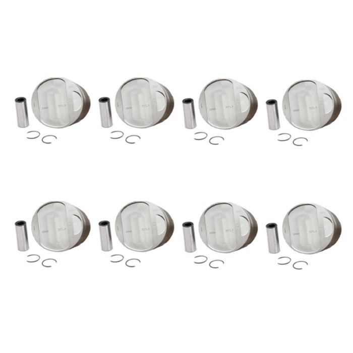 8x Car Engine Pistons Rings Set For Audi A6 4.2L V8 Engine Part# 079107065AK 079107066AK