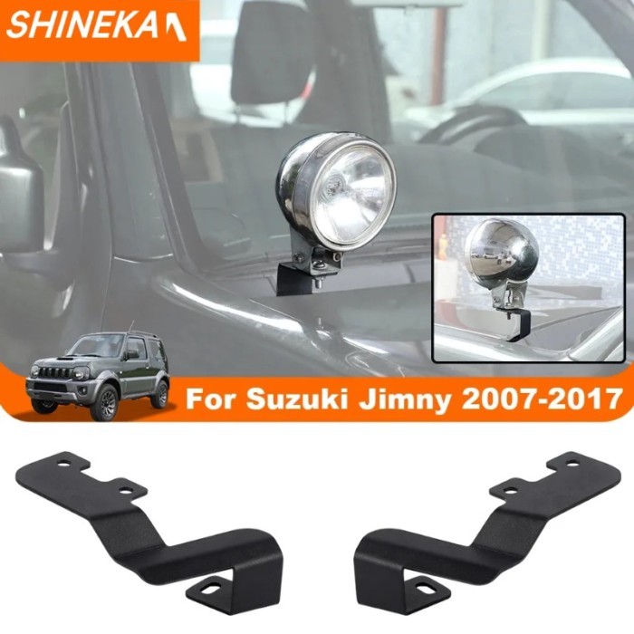 Engine Hood LED Light Mounting Work Light Holder Spotlight Bracket Support Stand For Suzuki Jimny 2