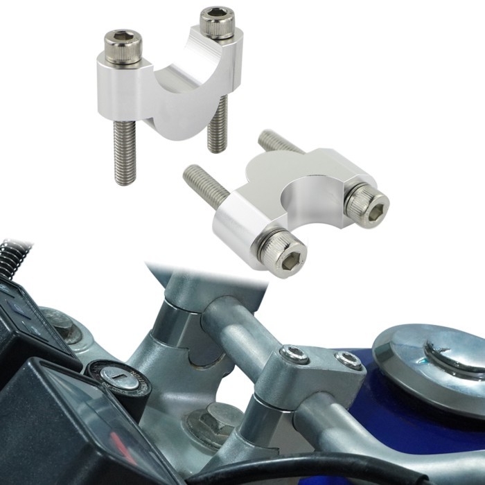 22mm 7/8" Handlebar Fat Riser Mounting Risers For Honda CB500X NC700X NC750X XL1000V CBF1000 CBF500