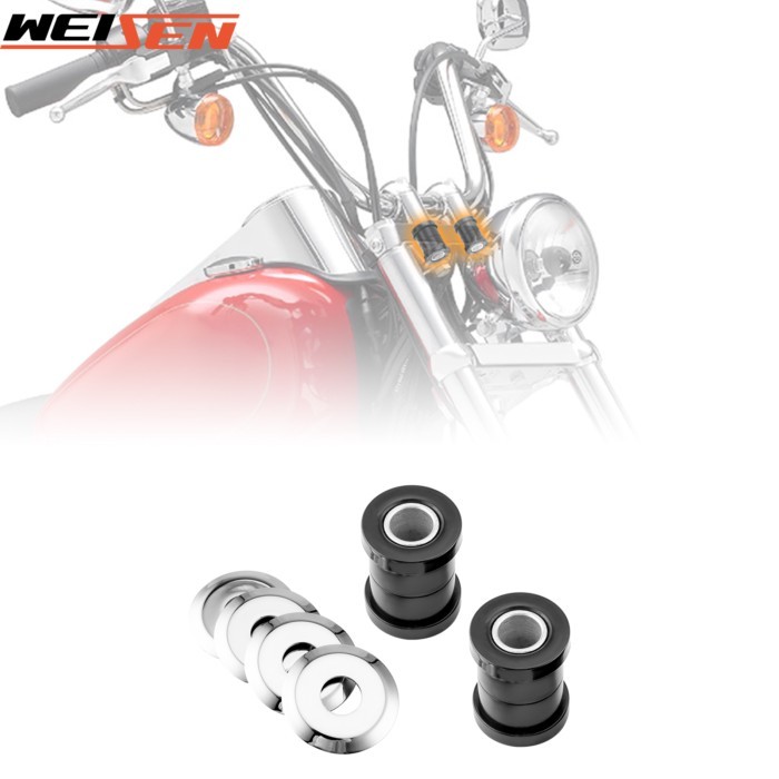 For Harley Softail/Dyna/FXR/Sportster XL Motorcycle Handlebar Bushing/Damper Kit Polyurethane Riser