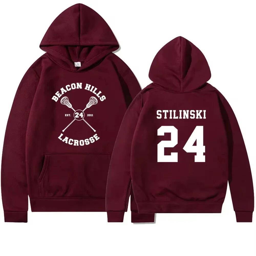 Teen Wolf Hoodie Beacon Hills Stilinski 24 Lahey McCall Pullover Tv Show Hooded Sweatshirt Hooded Hi