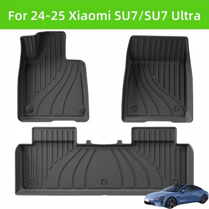 For24-25 SU7/SU7Ultra TPE พรมปูพื้นรถยนต์/พรมหลัง